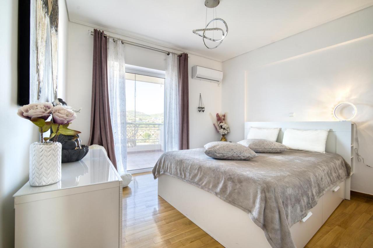 Sea & Mountain Apartment Close To Port And City Lávrion Eksteriør bilde