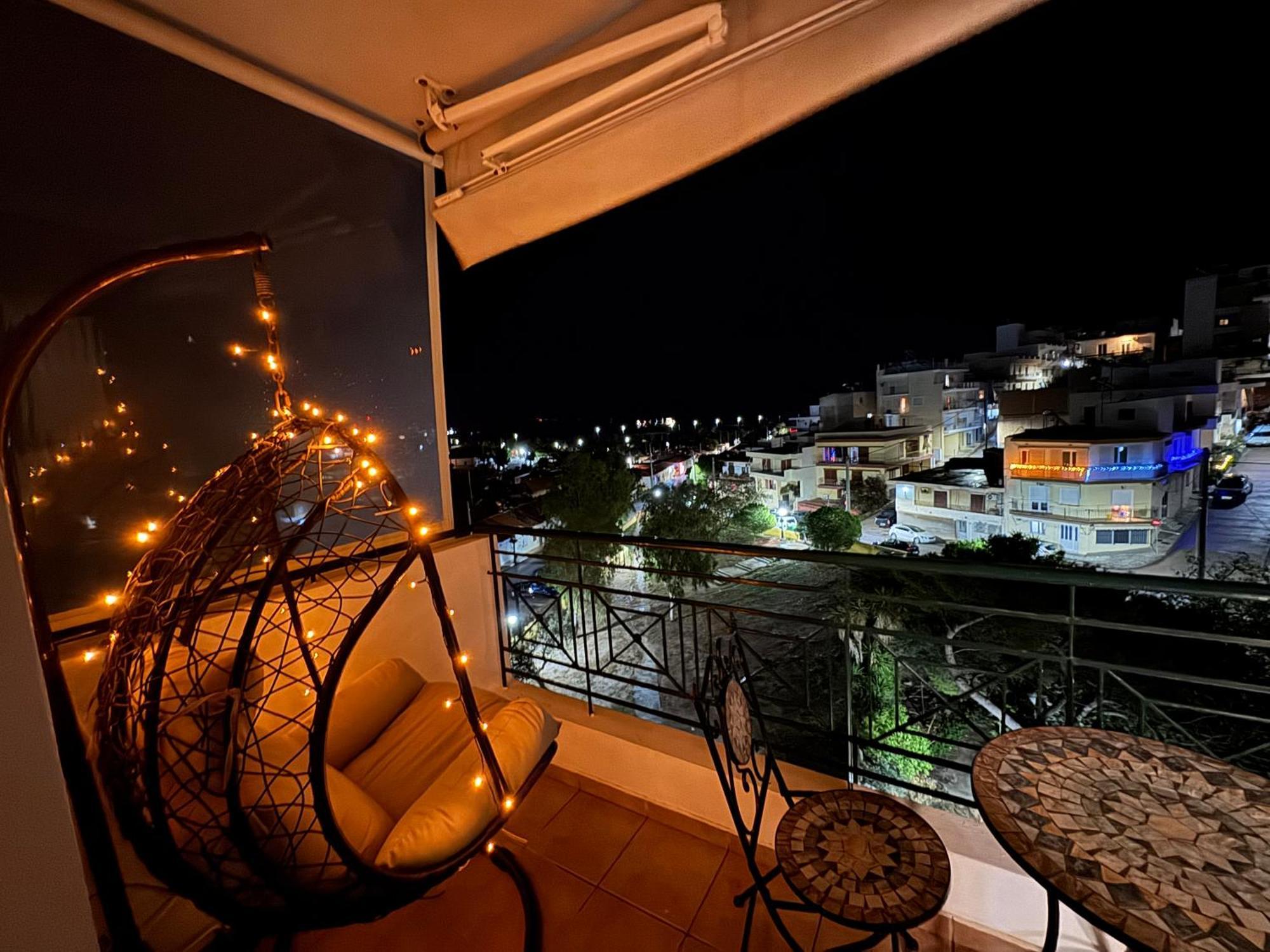 Sea & Mountain Apartment Close To Port And City Lávrion Eksteriør bilde